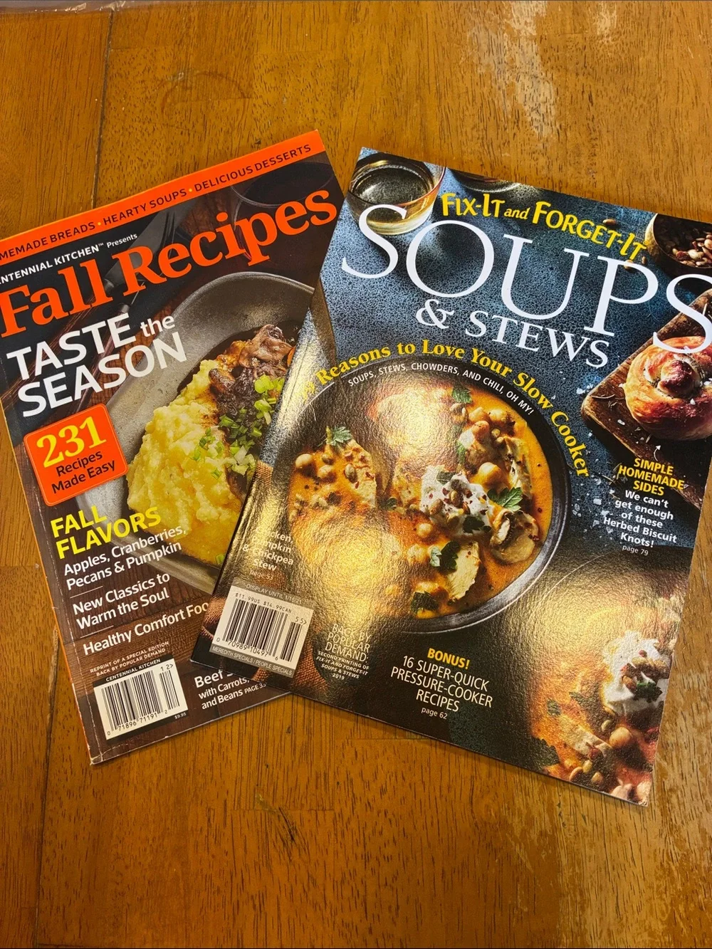 Fall Recipes & Soups & Stews Magazine Bundle - cookbooks